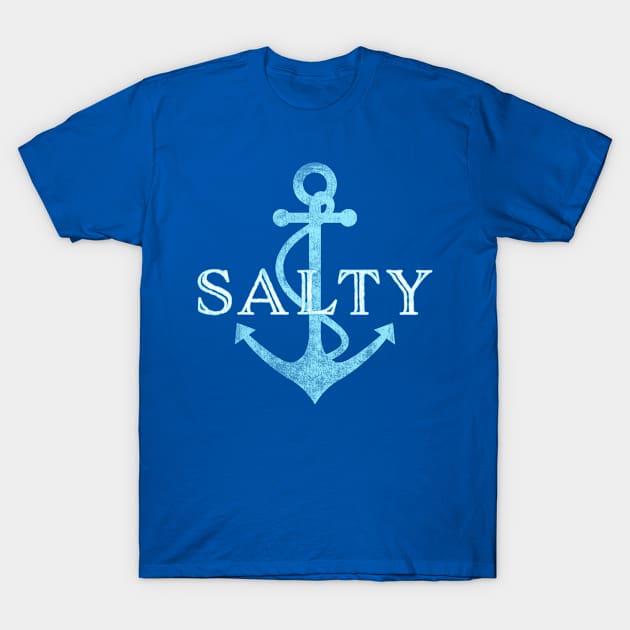 Salty Sailor Anchor T-Shirt by AntiqueImages